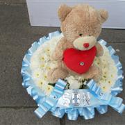 Posy Pad with Teddy Bear