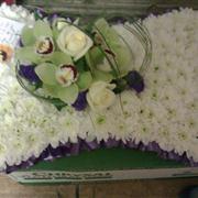 Rose and Orchid Pillow
