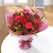 01 - Garnet Birthstone Bouquet (January)