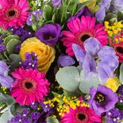 Mixed Flowers in Cellophane